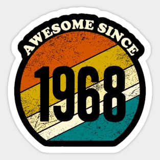 Awesome since 1968 vintage Sticker